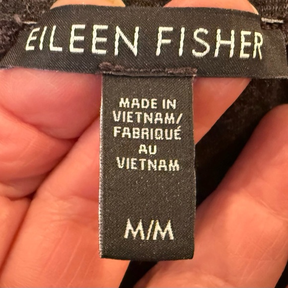 Eileen Fisher Dark Gray Straight Leg Pants Women's Size M - Picture 6 of 7